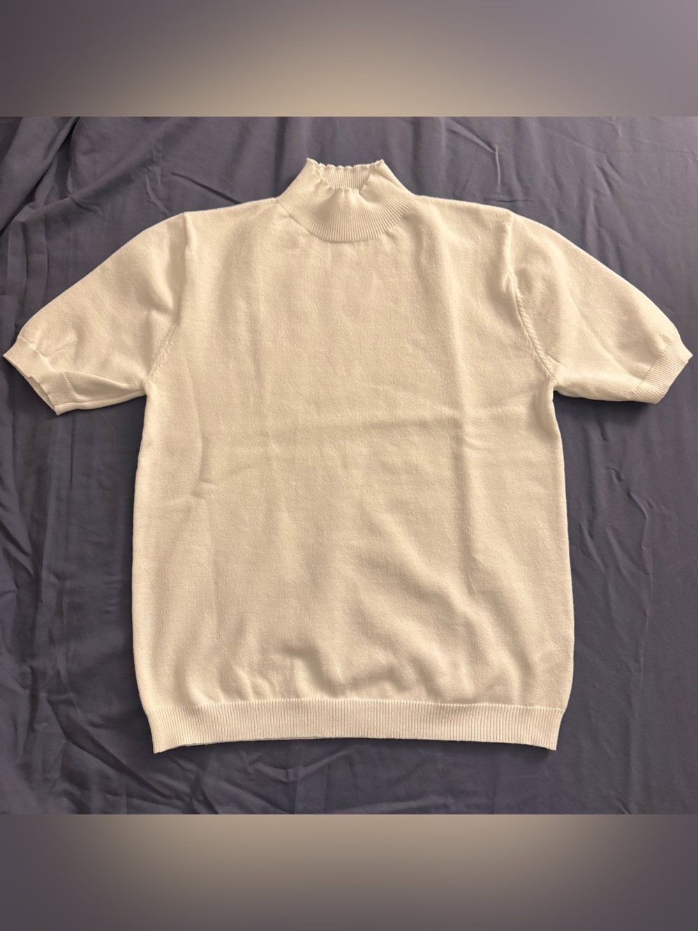 Women’s Cream Mock Neck Sweater